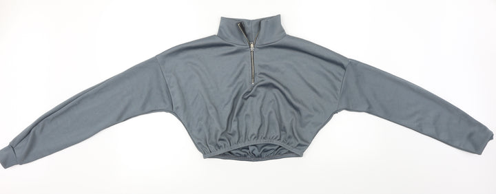 PRETTYLITTLETHING Womens Grey   Pullover Jumper Size 6