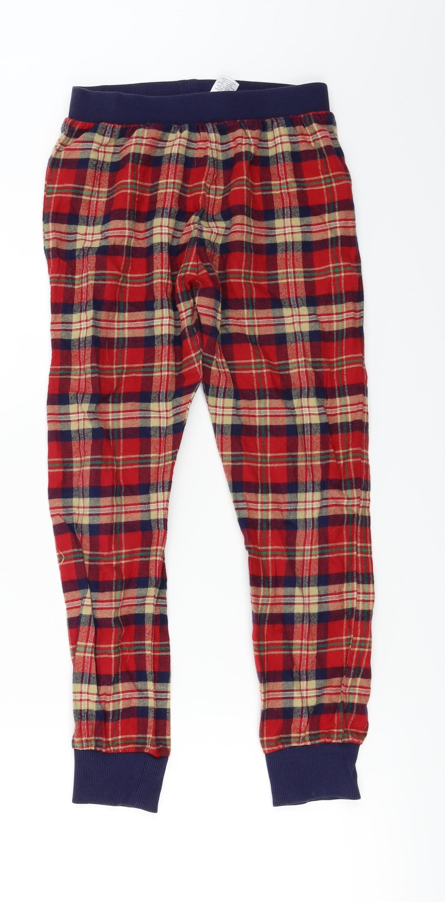 NEXT  Boys Red Check   Trousers Size 7-8 Years