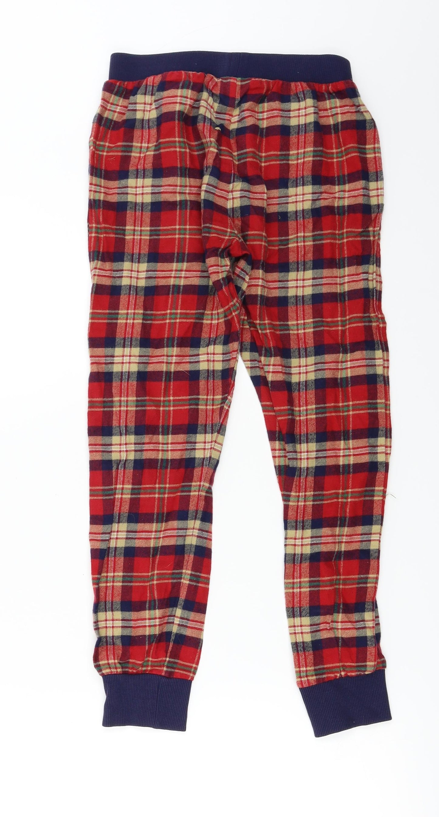 NEXT  Boys Red Check   Trousers Size 7-8 Years
