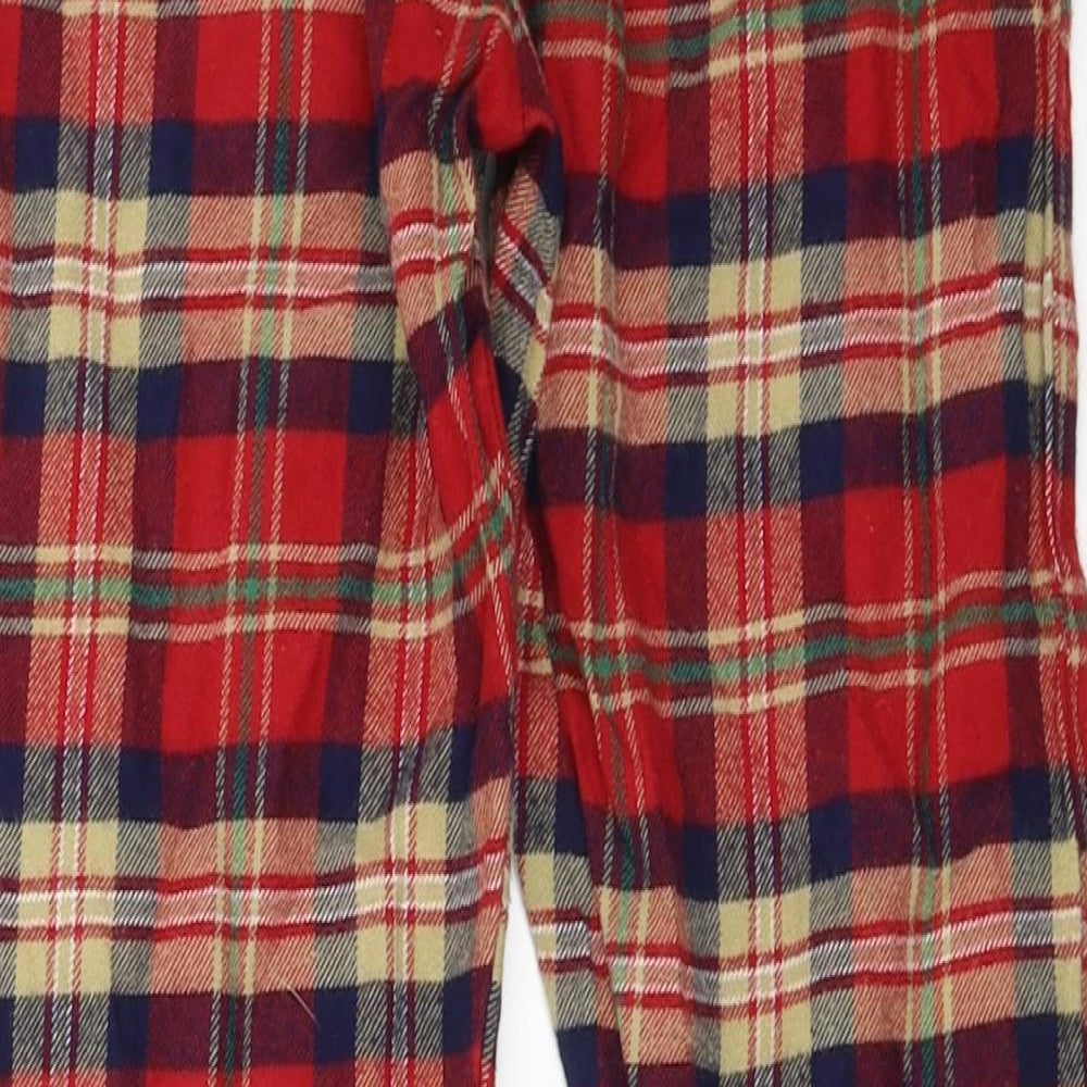 NEXT  Boys Red Check   Trousers Size 7-8 Years