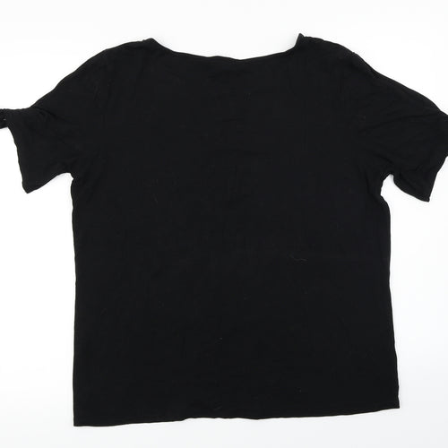 Dorothy Perkins  Womens Black   Basic Blouse Size 12