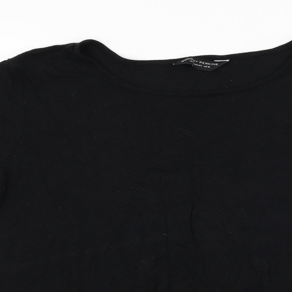 Dorothy Perkins  Womens Black   Basic Blouse Size 12