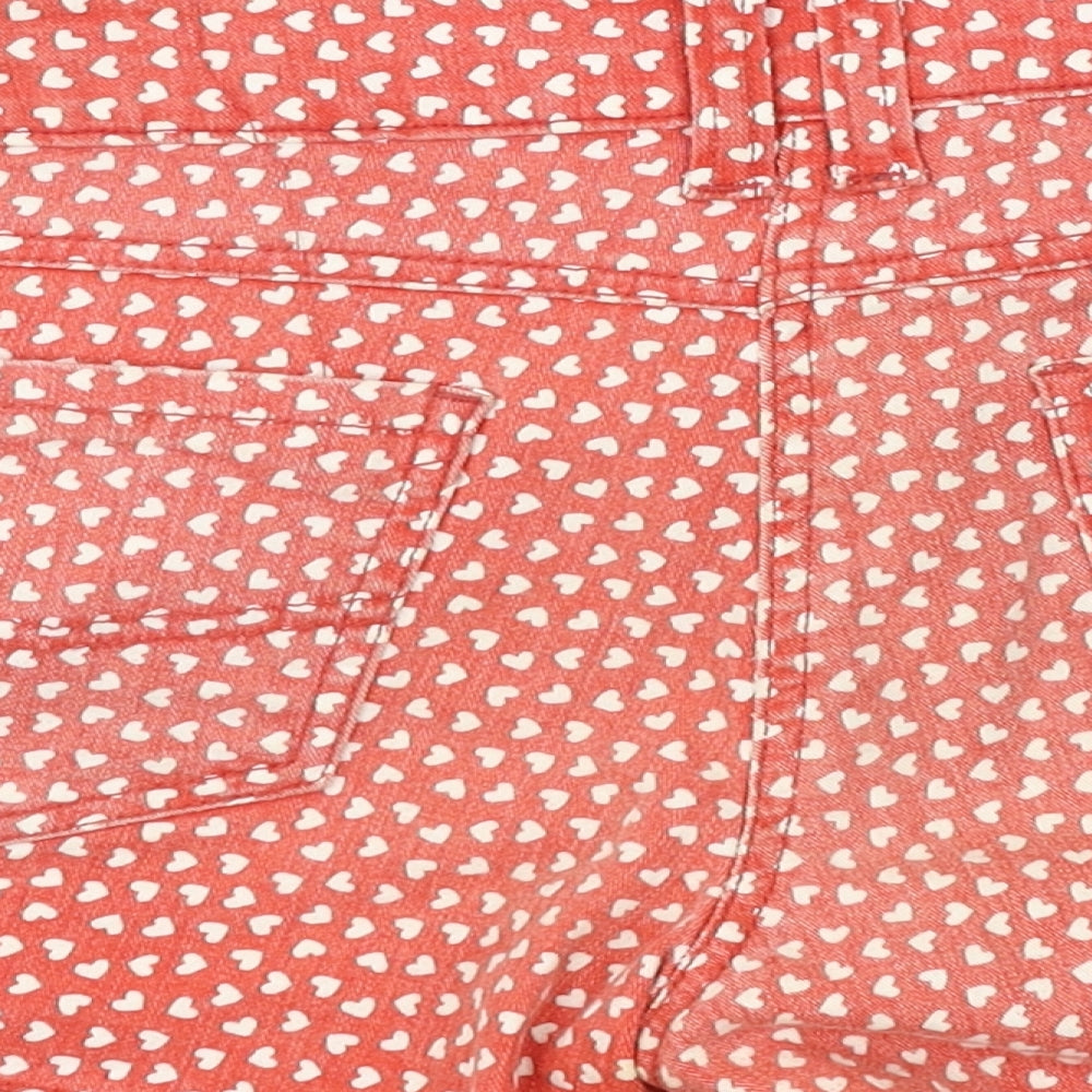 F&F Womens Red   Cut-Off Shorts Size 28 in