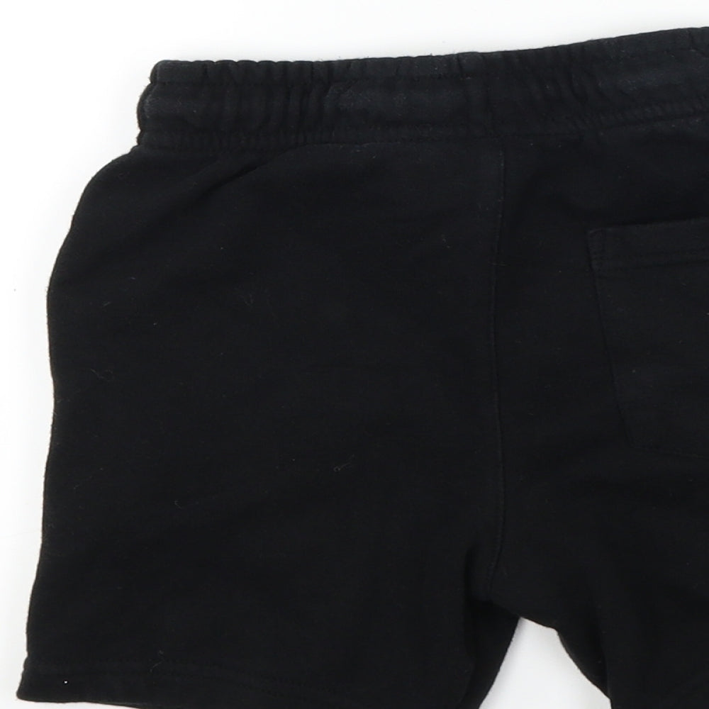 George  Girls Black   Sweat Shorts Size 4-5 Years