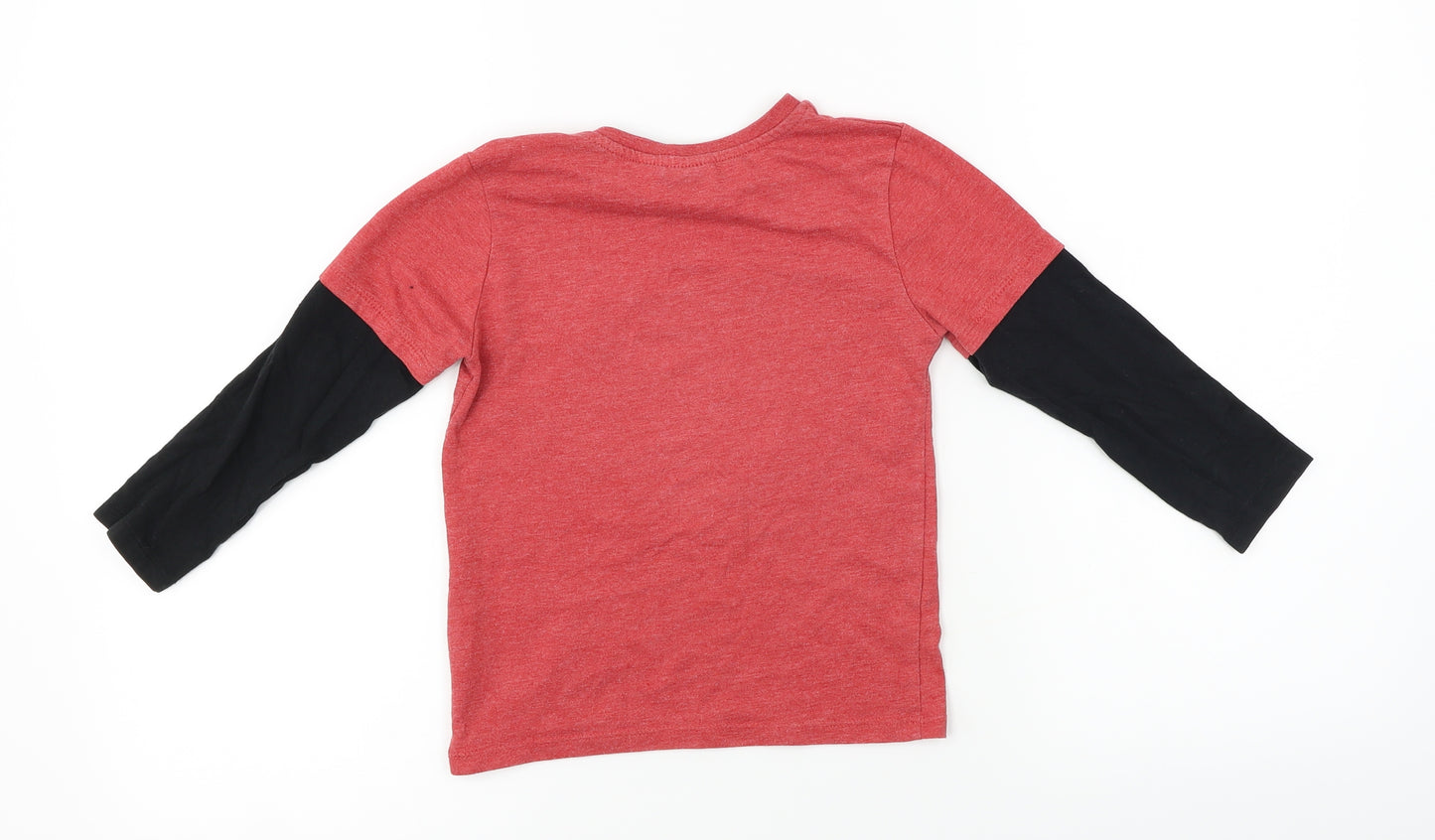 Marvel  Boys Red   Basic T-Shirt Size 3-4 Years