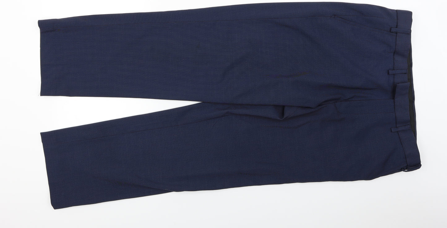 Preworn Mens Blue   Trousers  Size 34 in L24 in