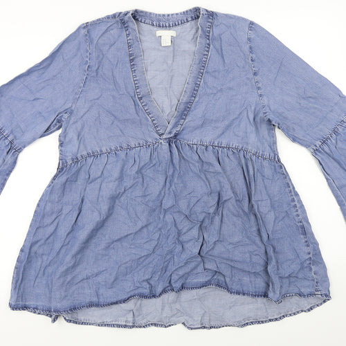 H&M  Womens Blue   A-Line  Size 10