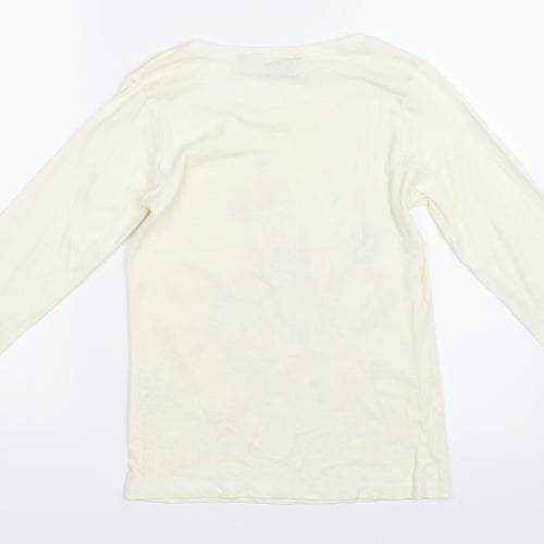 EWM Womens Ivory   Basic T-Shirt Size 10
