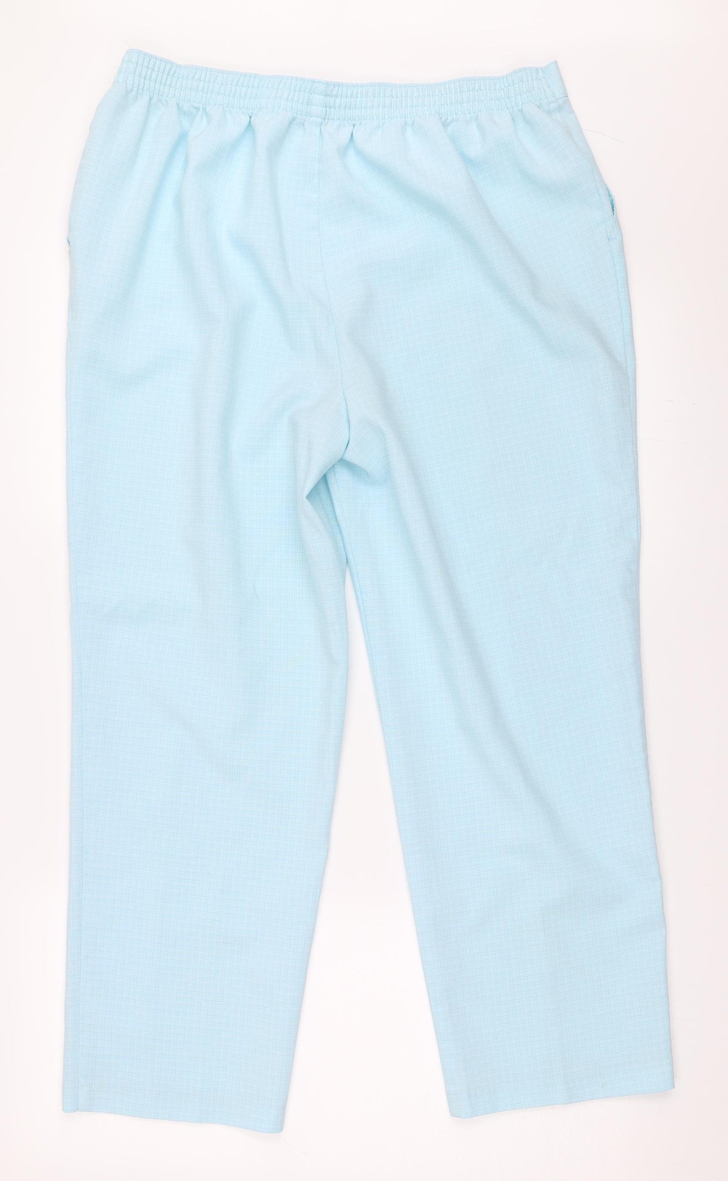 Marks and Spencer Womens Blue   Capri Trousers Size 16 L26 in