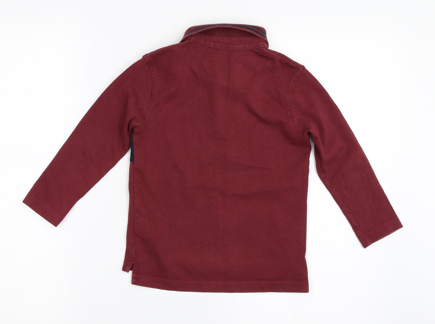 Preworn Boys Red   Basic T-Shirt Size 4 Years