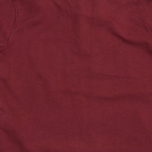 Preworn Boys Red   Basic T-Shirt Size 4 Years