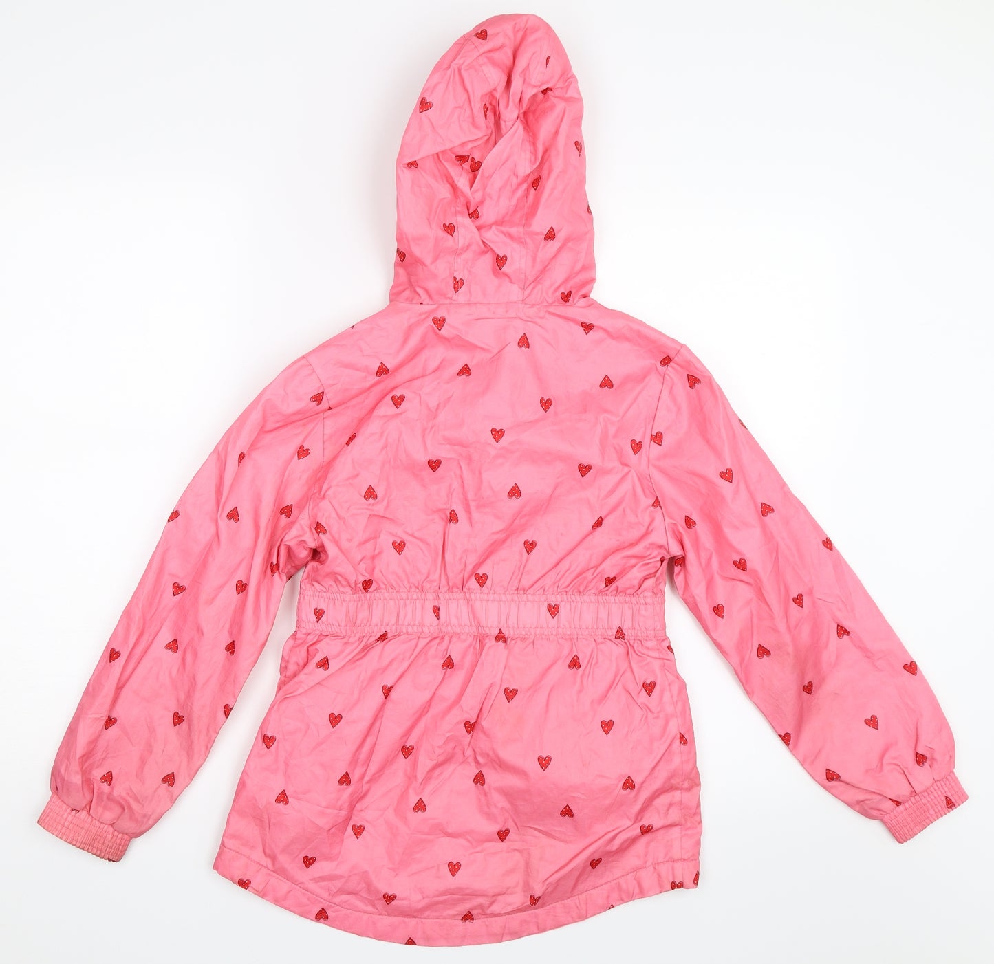 George Girls Pink   Rain Coat Coat Size 9-10 Years