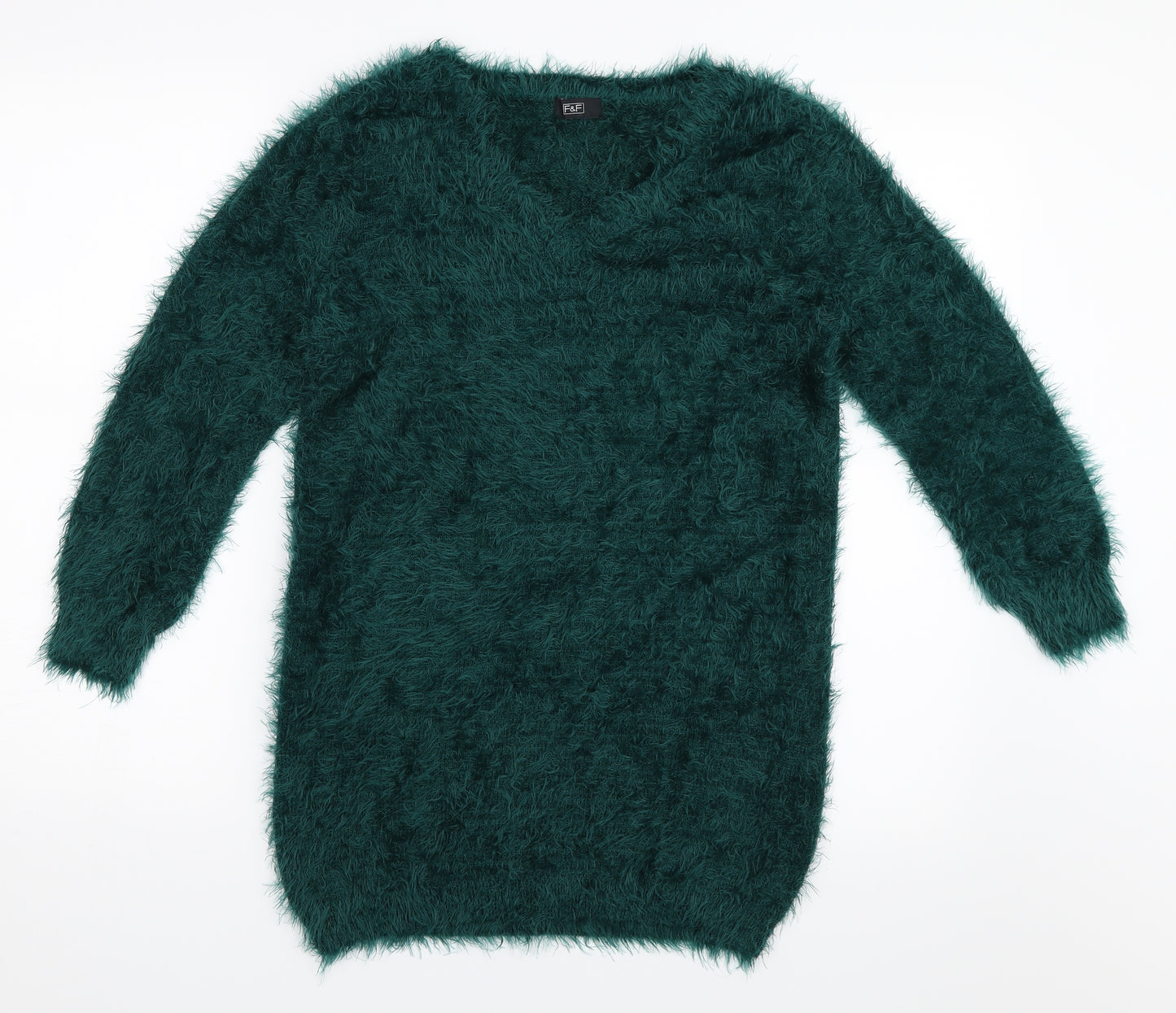 F&F Womens Green   Pullover Jumper Size 10