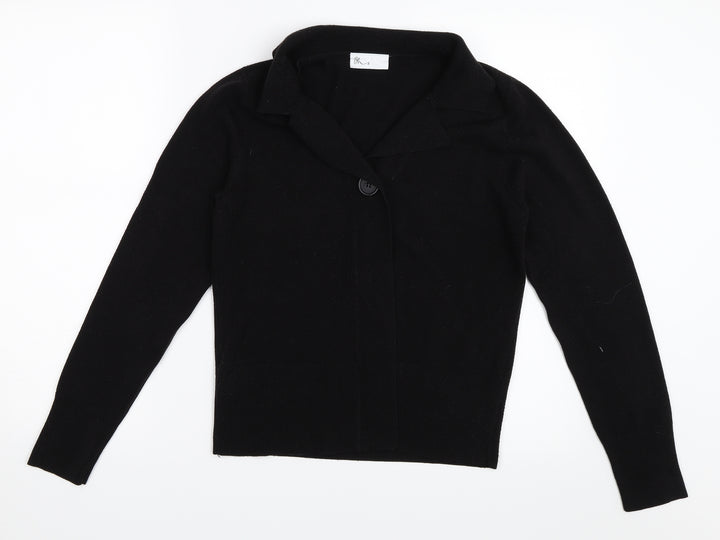 BHS Womens Black   Cardigan Jumper Size 12