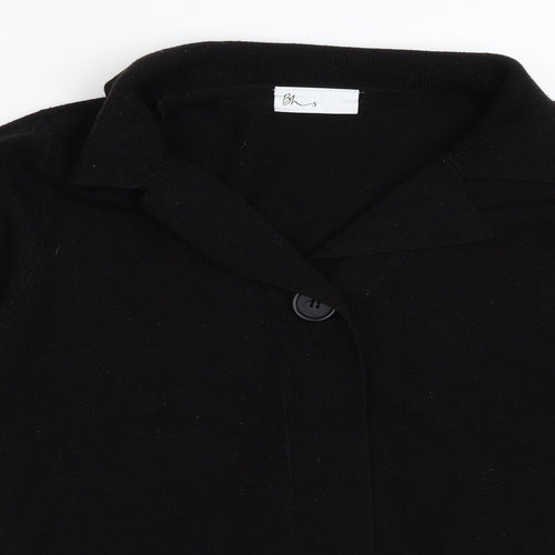 BHS Womens Black   Cardigan Jumper Size 12