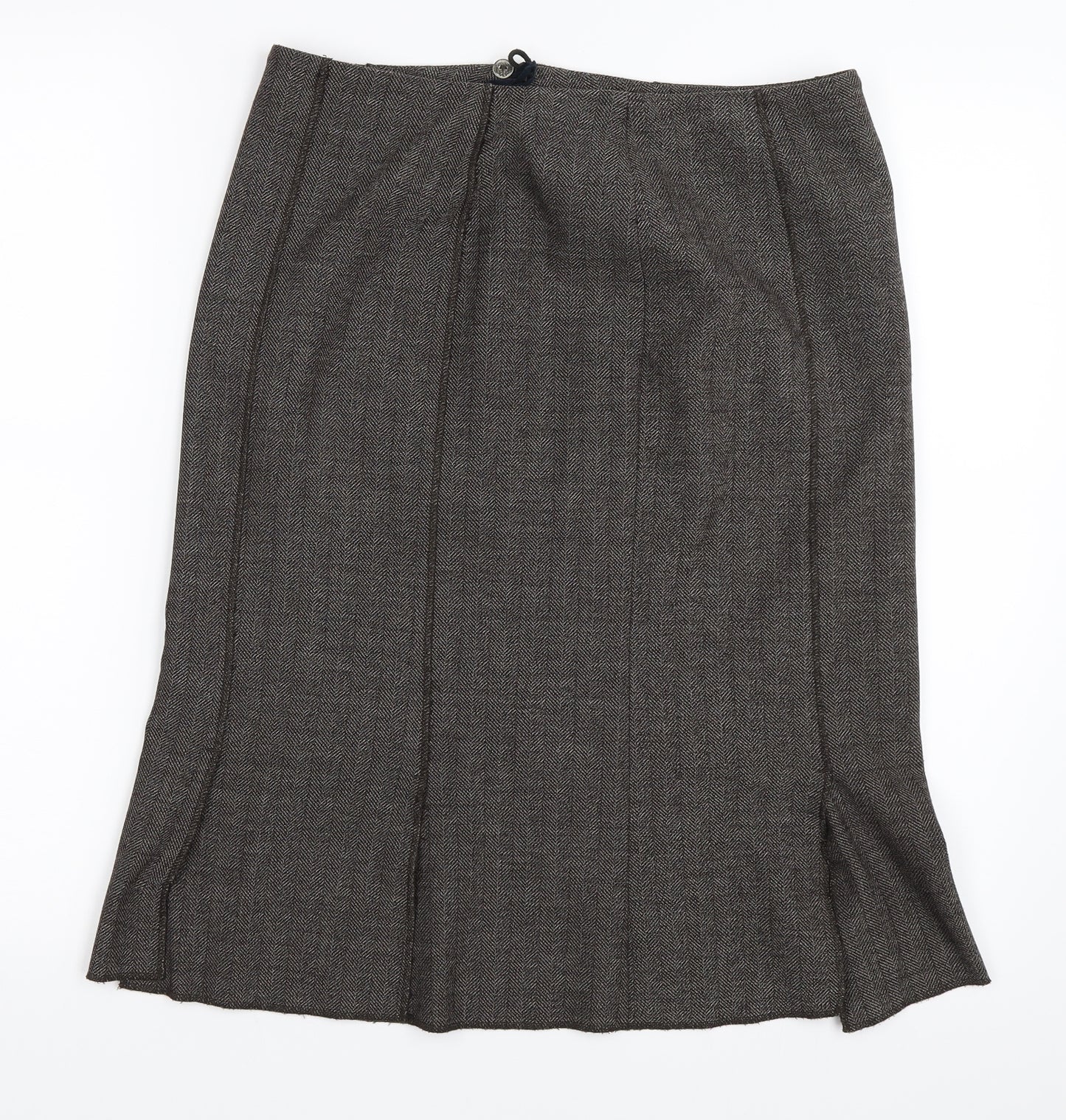 Marks and Spencer Womens Brown   Straight & Pencil Skirt Size 10