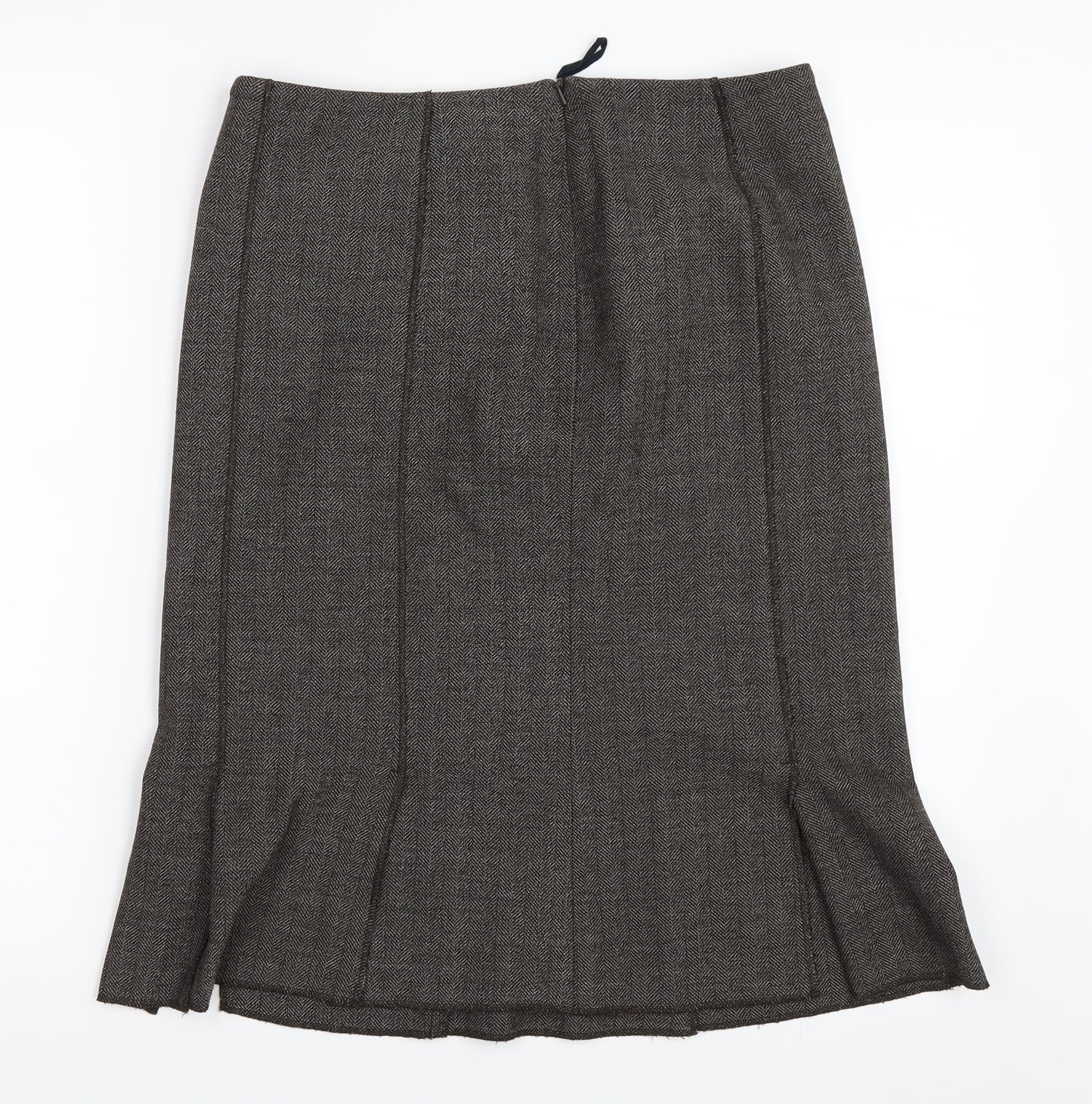 Marks and Spencer Womens Brown   Straight & Pencil Skirt Size 10