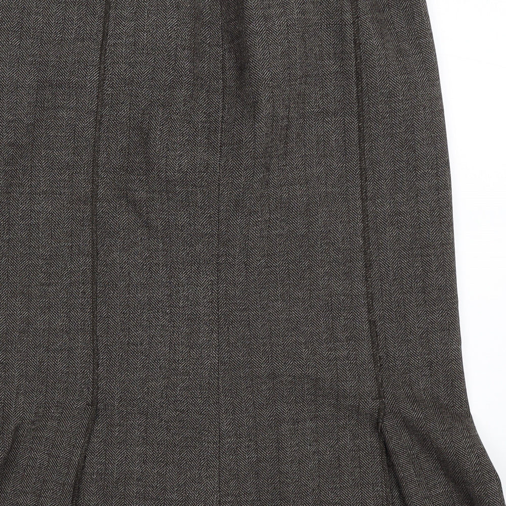 Marks and Spencer Womens Brown   Straight & Pencil Skirt Size 10