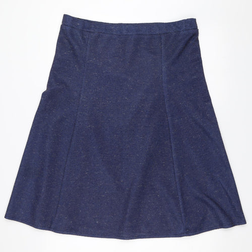 Heather Valley Womens Blue   Flare Skirt Size 14