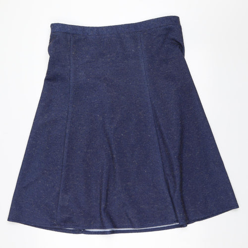 Heather Valley Womens Blue   Flare Skirt Size 14