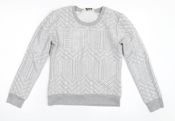 Miss Selfridge Womens Grey Pullover Sweatshirt Size 8