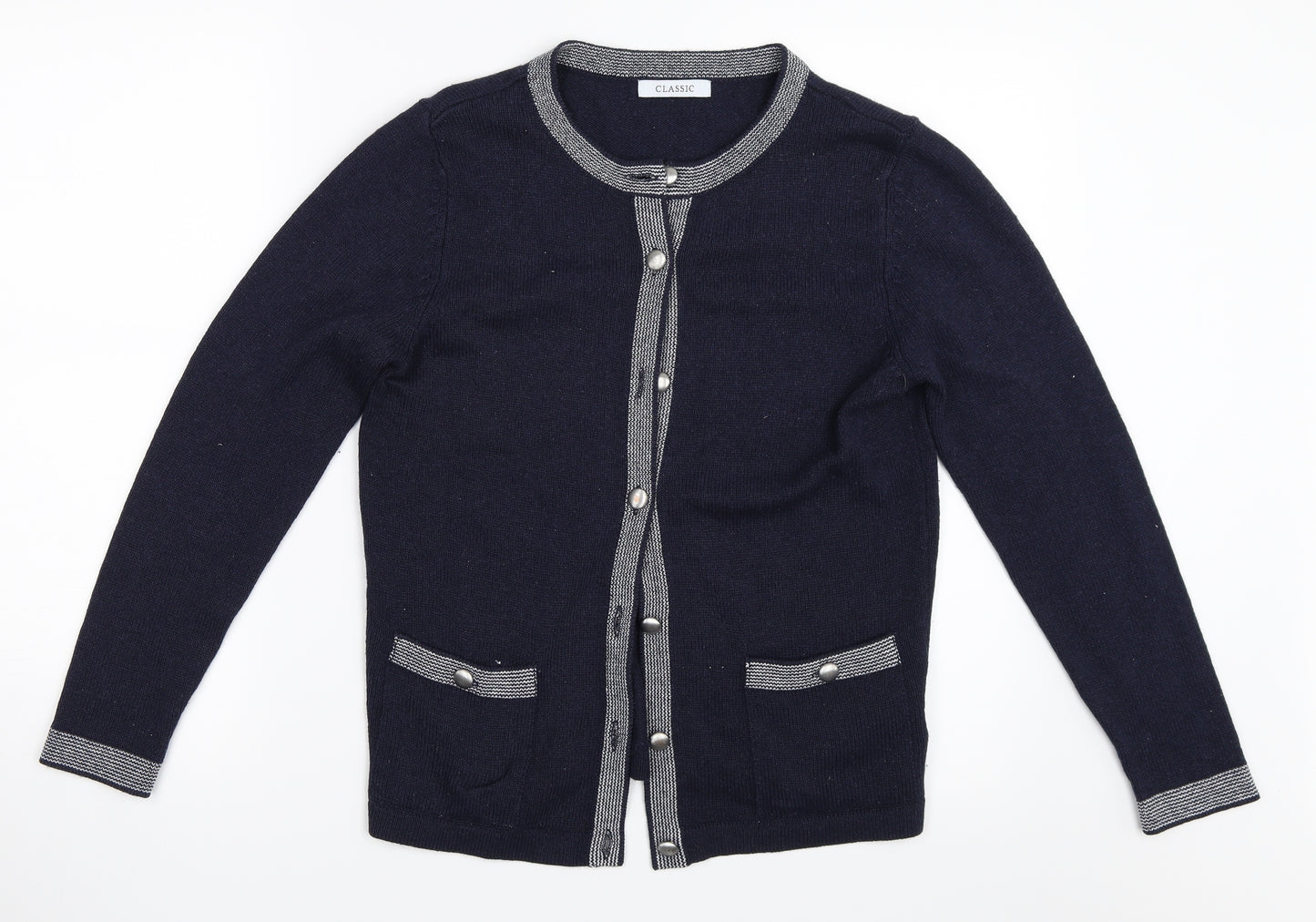 Marks and Spencer Womens Blue   Cardigan Jumper Size 8