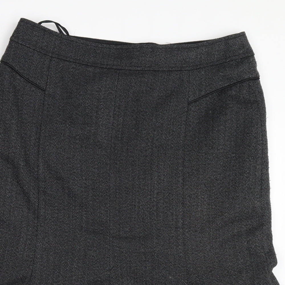 TU Womens Grey   Straight & Pencil Skirt Size 10