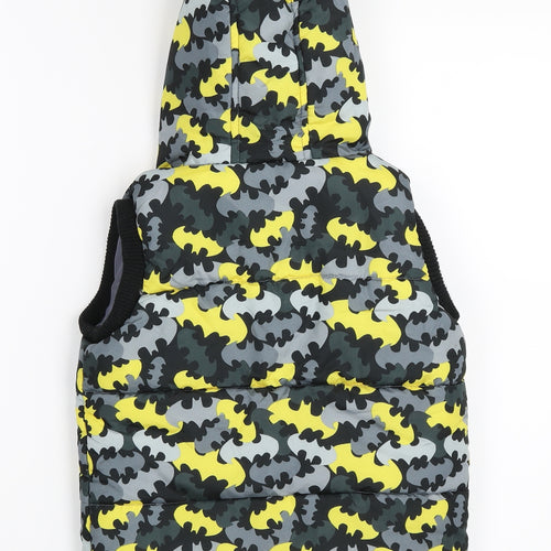 Batman Boys Grey   Gilet Coat Size 5-6 Years  - Batman