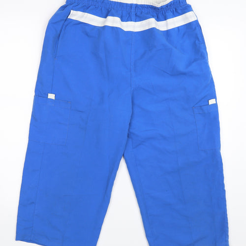 Bulldozer Mens Blue   Cropped Trousers Size M