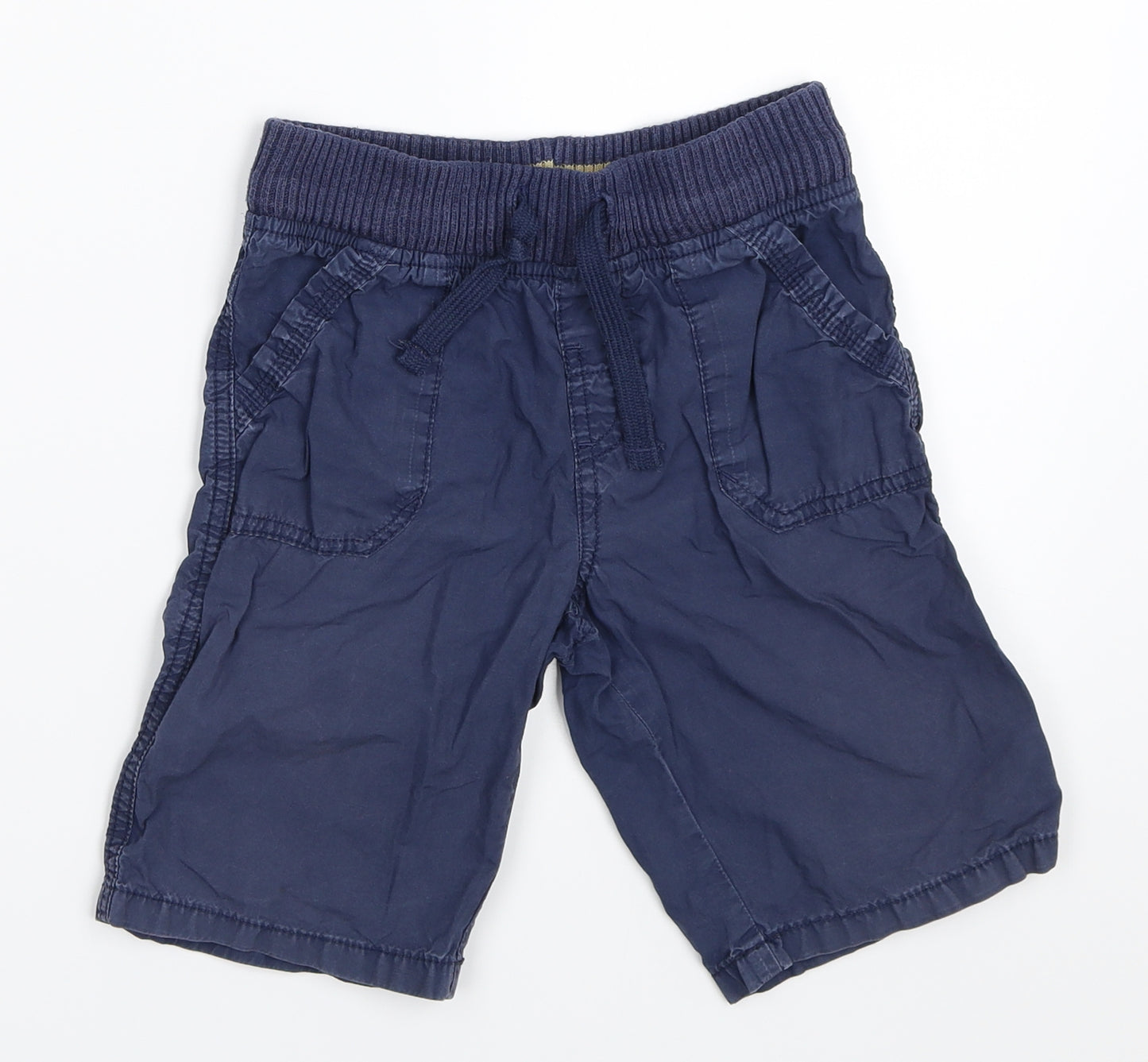 Marks and Spencer Boys Blue   Chino Shorts Size 4-5 Years