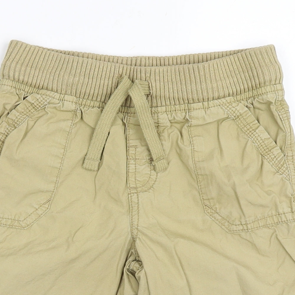 Marks and Spencer Boys Beige   Chino Shorts Size 4-5 Years