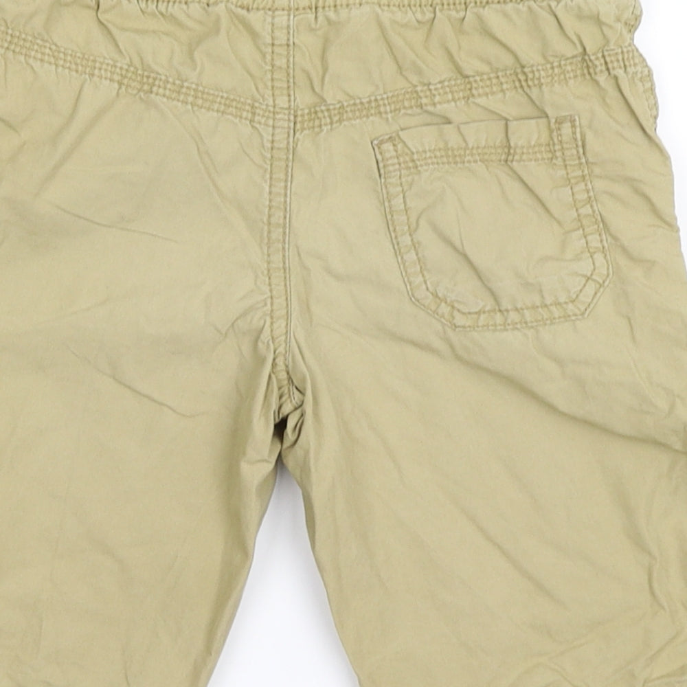 Marks and Spencer Boys Beige   Chino Shorts Size 4-5 Years