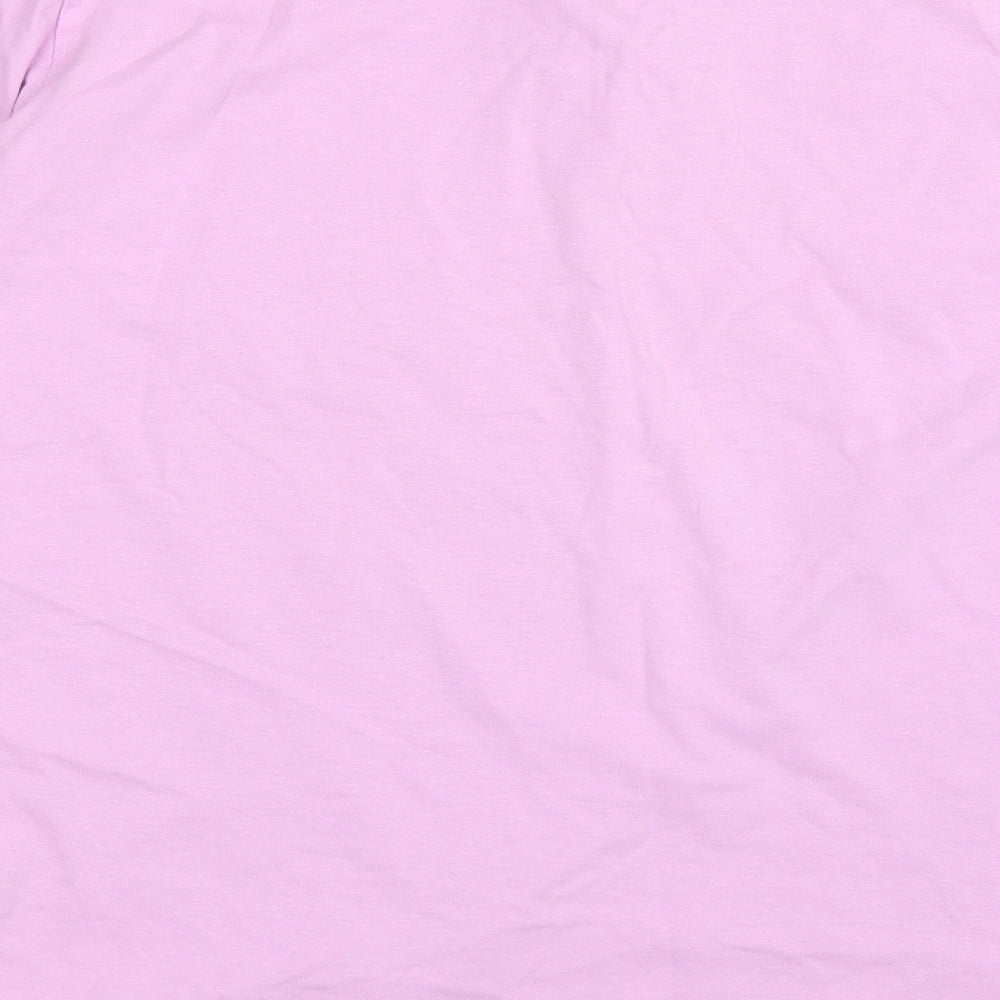 Damart Womens Purple Solid  Top Pyjama Top Size M