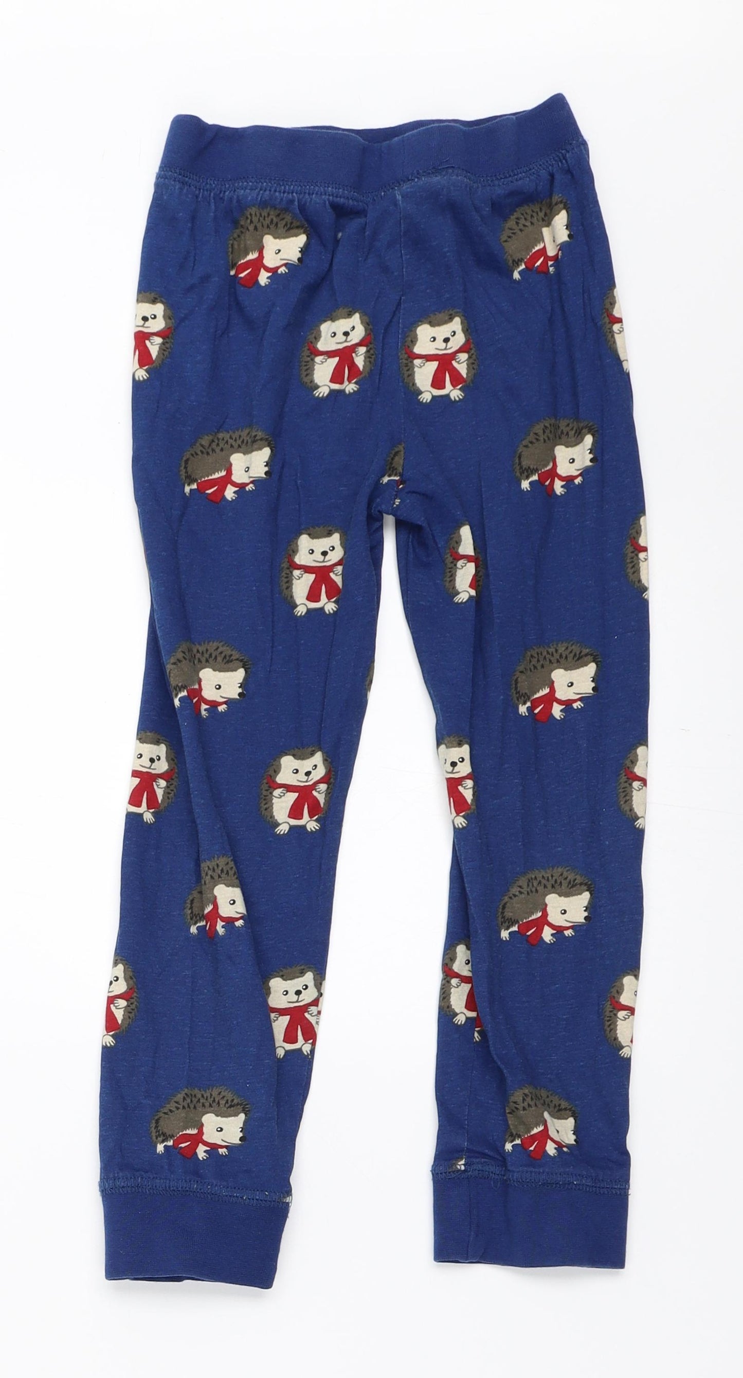 Lily & Dan Boys Blue Solid   Pyjama Pants Size 3-4 Years