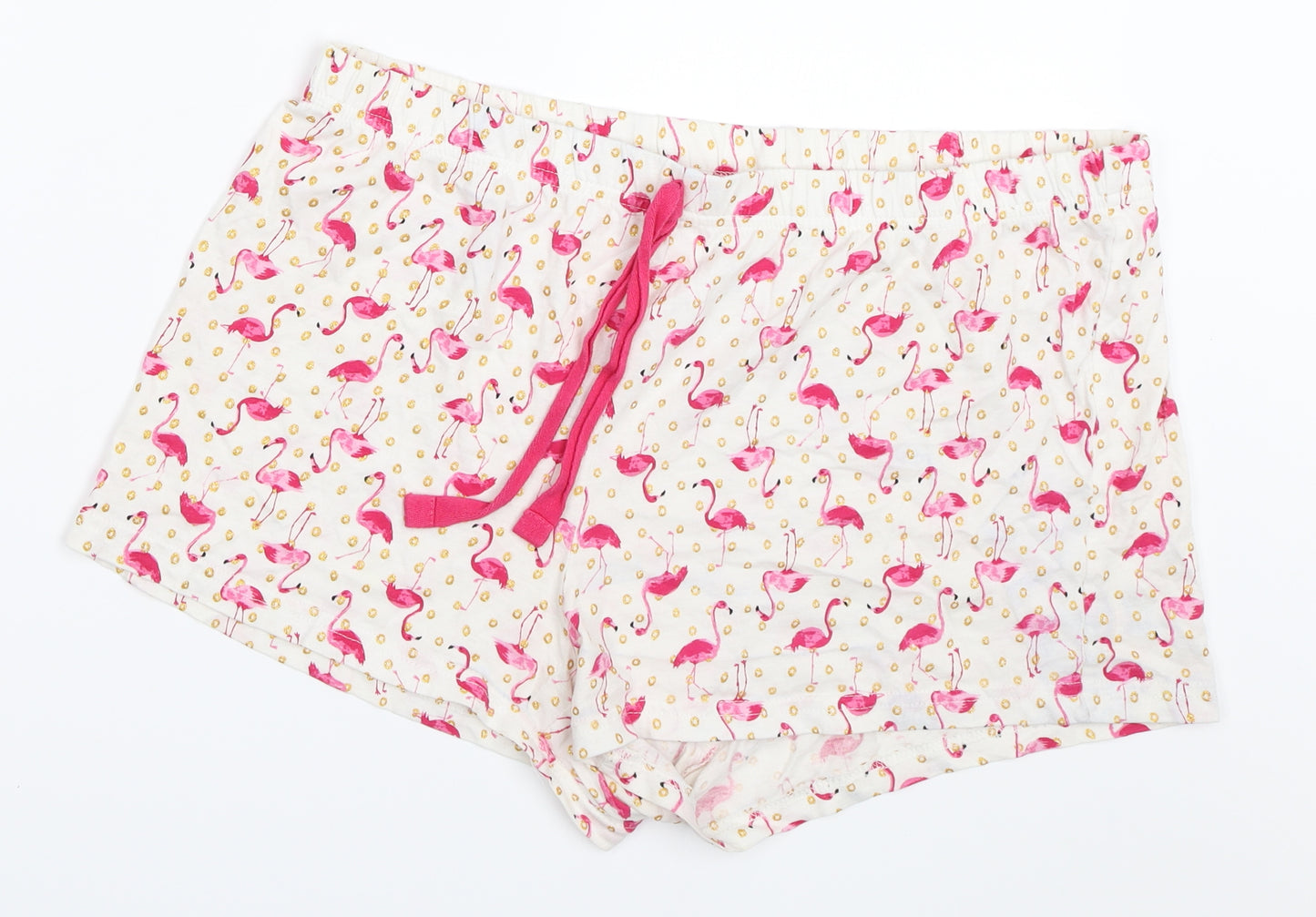 George Womens Ivory Solid  Top Pyjama Pants Size 12  - pyjama shorts