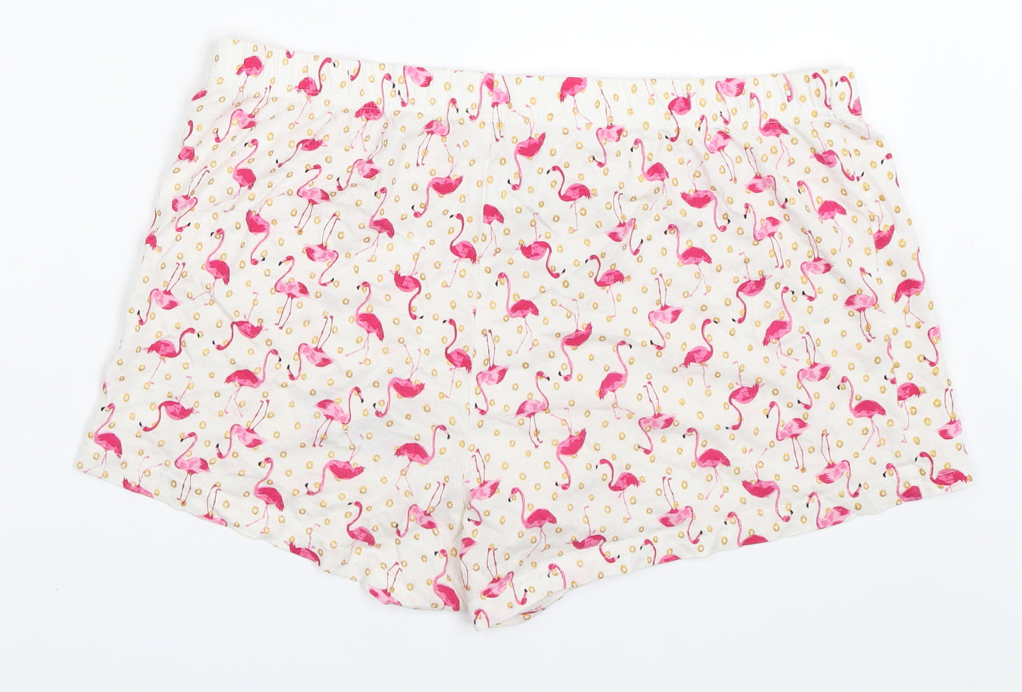 George Womens Ivory Solid  Top Pyjama Pants Size 12  - pyjama shorts