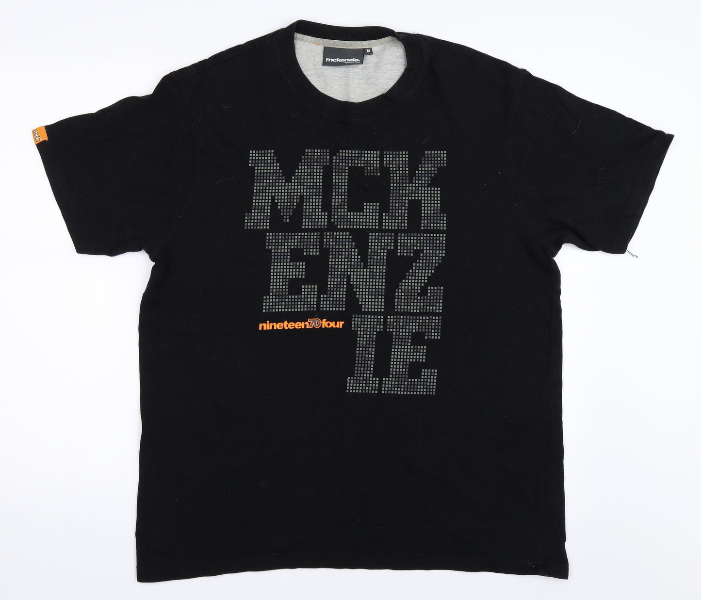 McKenzie Mens Black    T-Shirt Size M