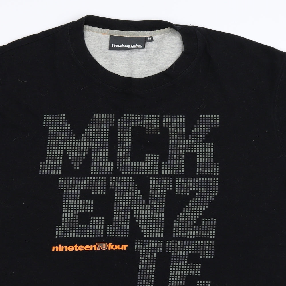McKenzie Mens Black    T-Shirt Size M