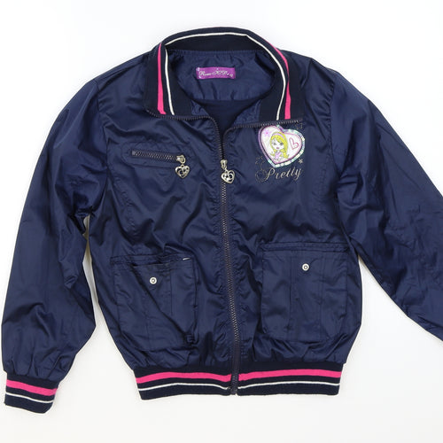 Rosso kids Girls Blue   Jacket Coat Size 12 Years