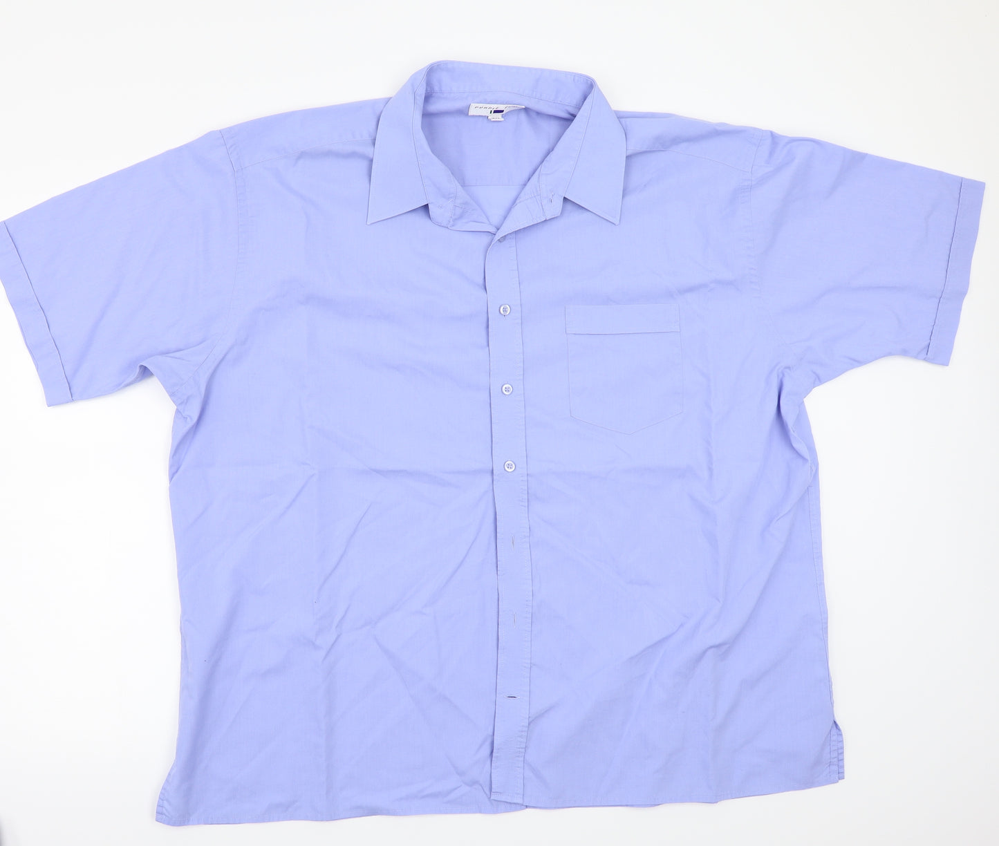 Purple flag Mens Blue    T-Shirt Size 3XL