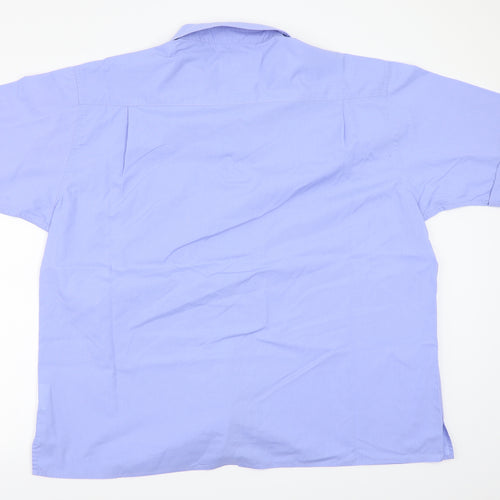 Purple flag Mens Blue    T-Shirt Size 3XL