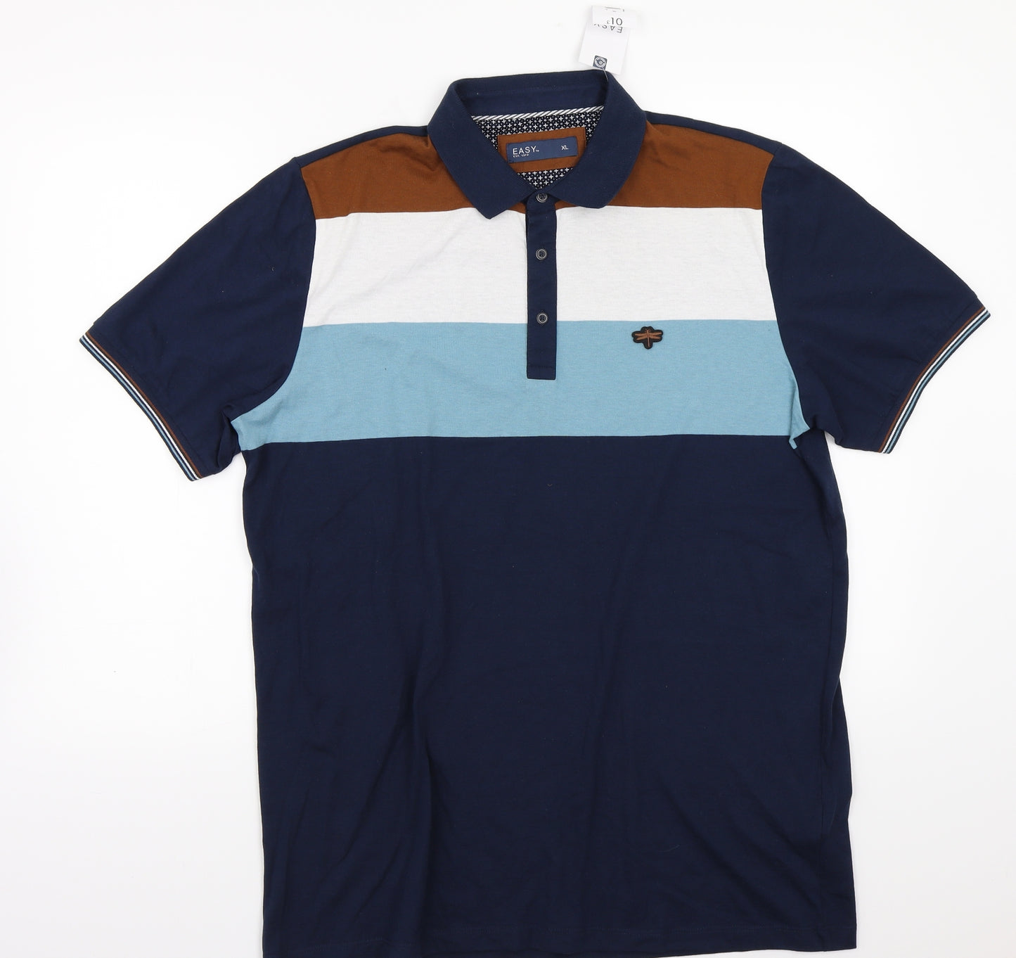 Easy Mens Blue    T-Shirt Size XL