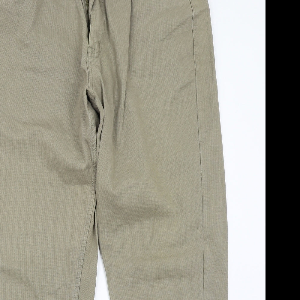 Avenue Mens Green   Straight Jeans Size 38 L29 in