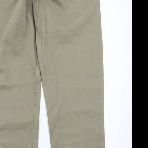 Avenue Mens Green   Straight Jeans Size 38 L29 in