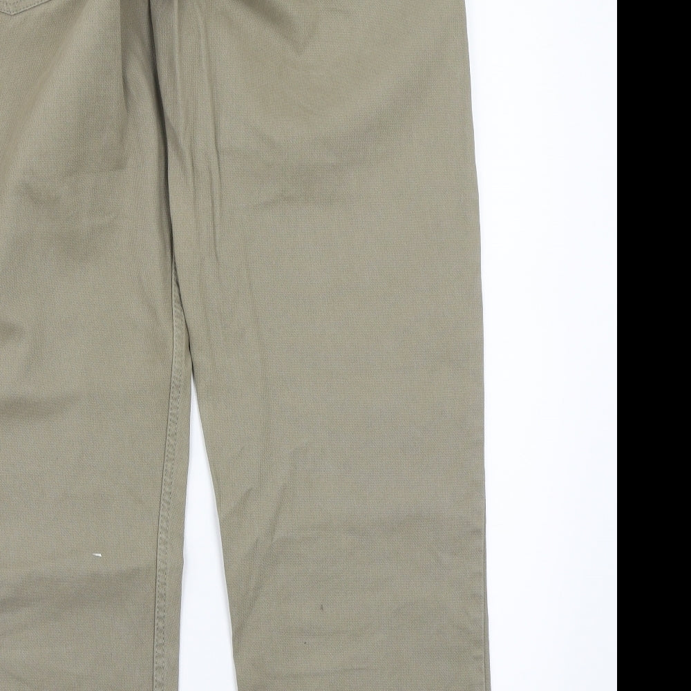 Avenue Mens Green   Straight Jeans Size 38 L29 in