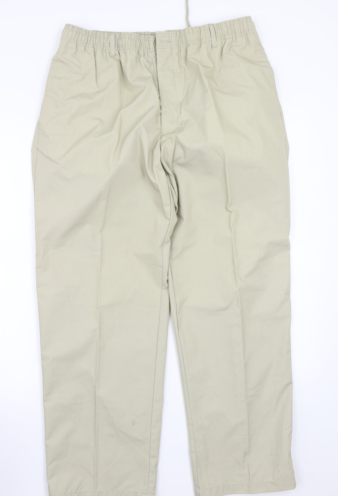 Preworn Womens Beige   Trousers  Size L L27 in