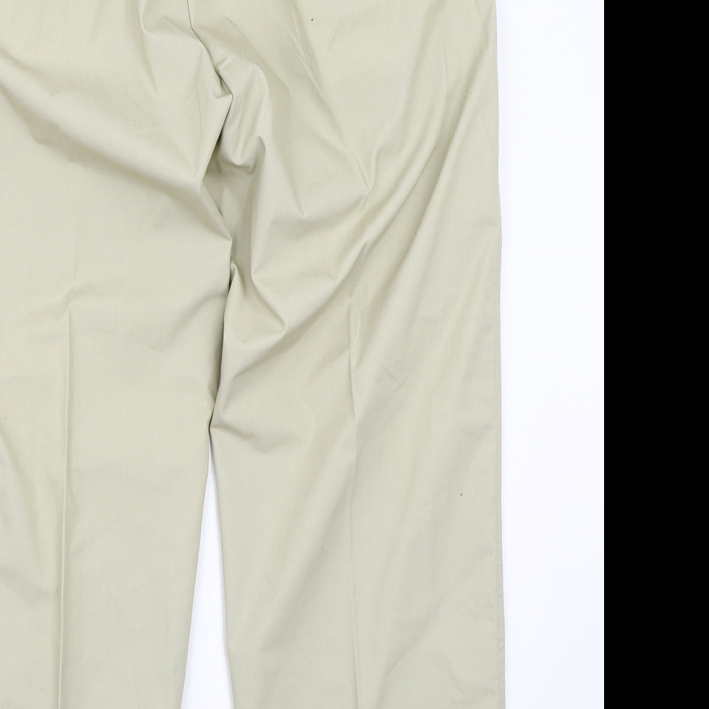 Preworn Womens Beige   Trousers  Size L L27 in