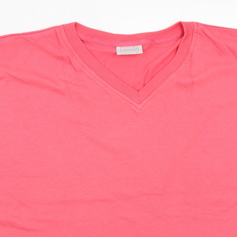 Primark Womens Pink   Basic T-Shirt Size 20