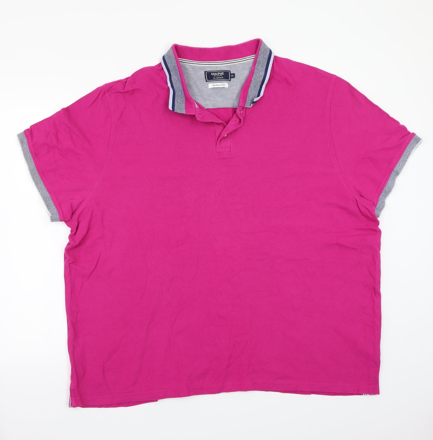 Maine Mens Pink    T-Shirt Size 3XL