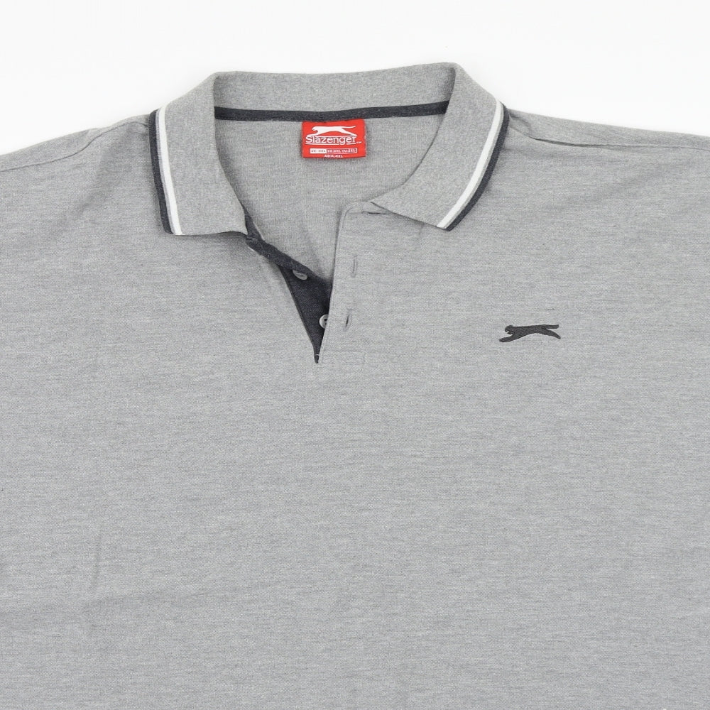 Slazenger Mens Grey    T-Shirt Size 3XL